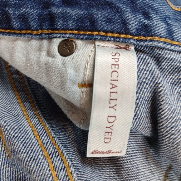 Eddie Bauer Men's Size 31x32 Straight Fit Specially Dyed Denim Blue Jeans - Picture 6 of 11